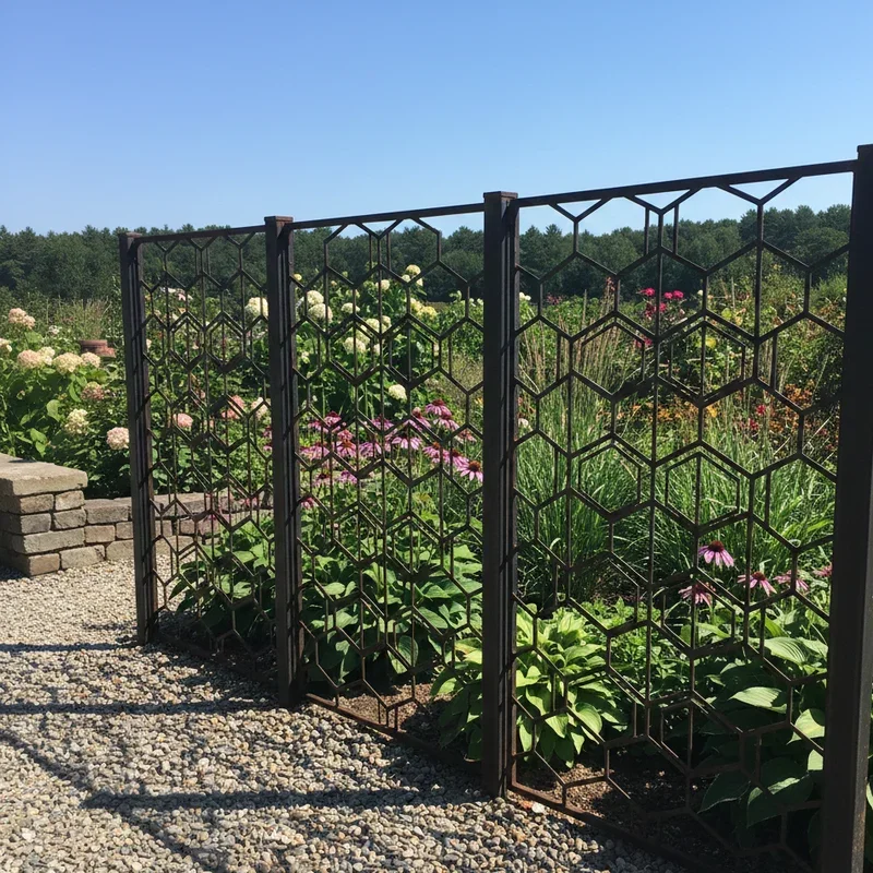 Metal Garden Fence Ideas