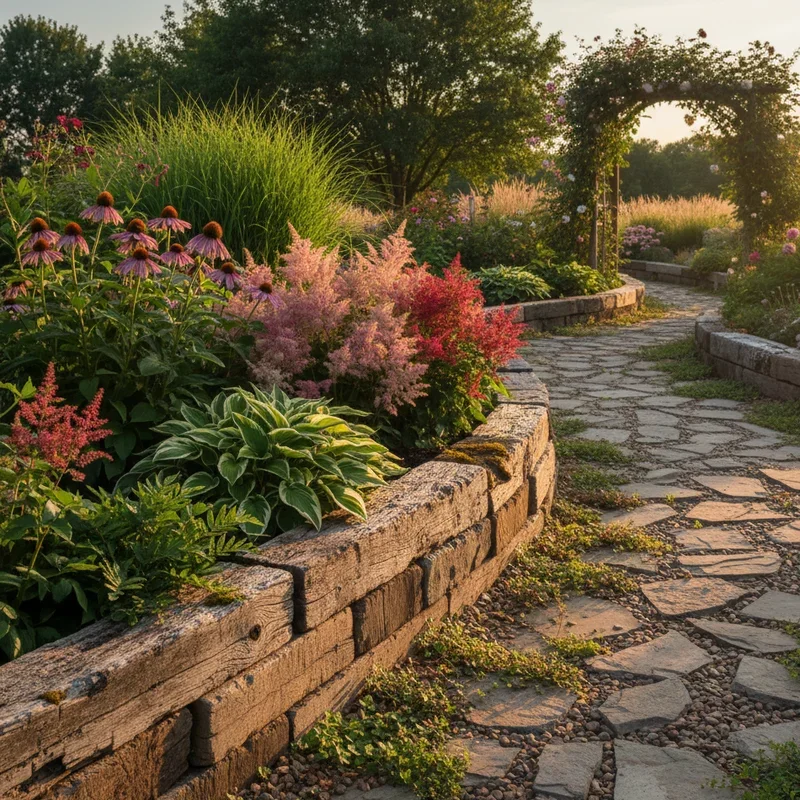 15 Wood Garden Edging Ideas to Upgrade Your Garden Design