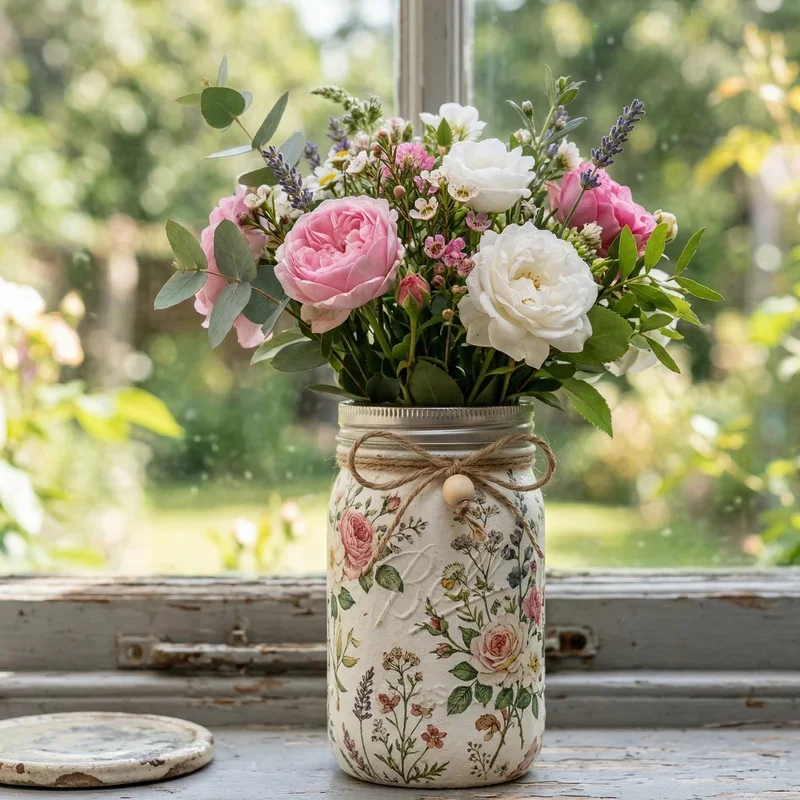 Mason Jar Flower Vase Ideas