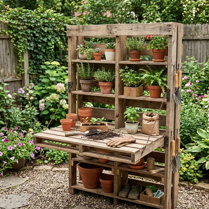 Pallet Plant Stand Ideas