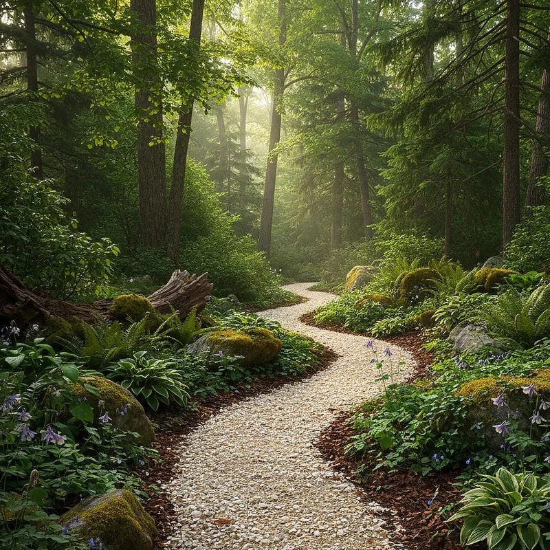 Woodland Garden Path Ideas