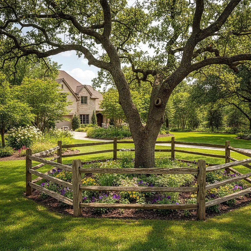 Fence Around Tree Ideas