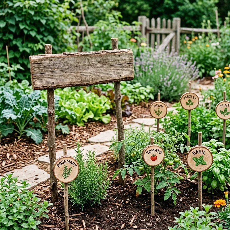 Wood Garden Signs Ideas