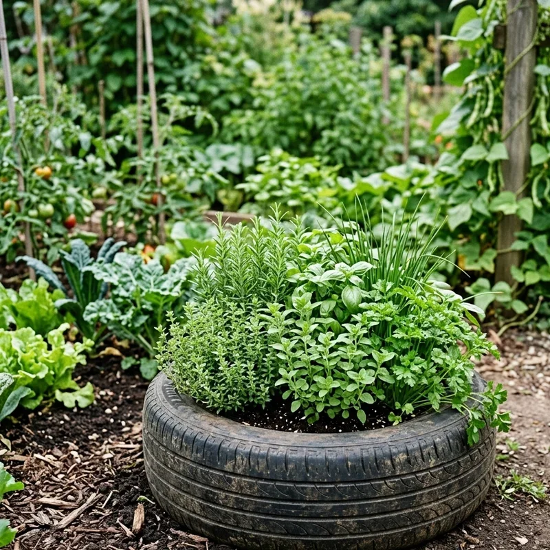 Tire Vegetable Garden Ideas