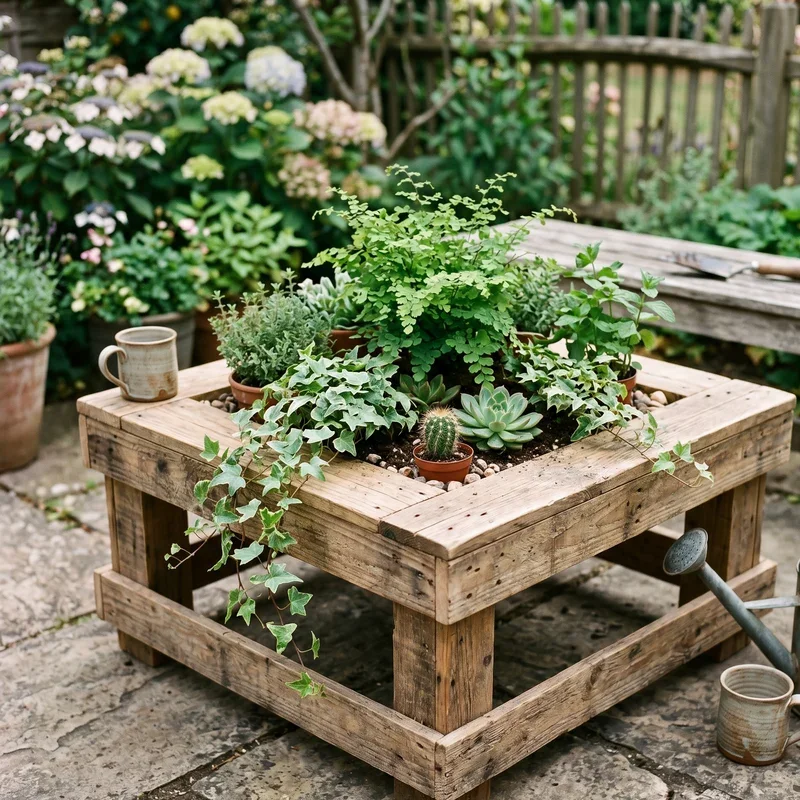 Pallet Plant Stand Ideas