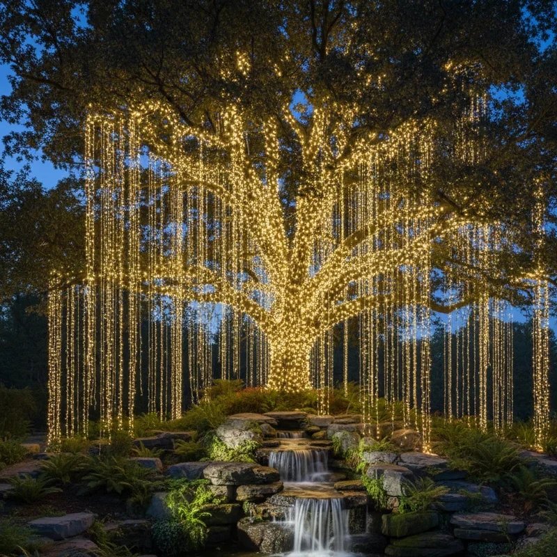 Outdoor Tree Lights Ideas