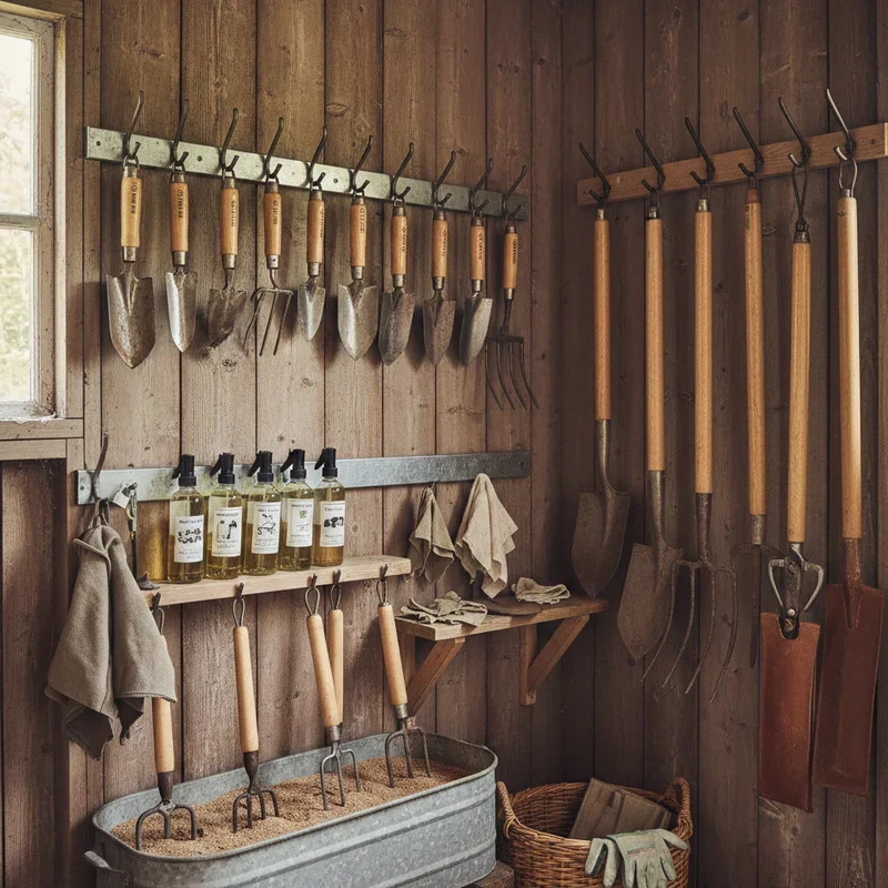 Garden Tool Organization Ideas