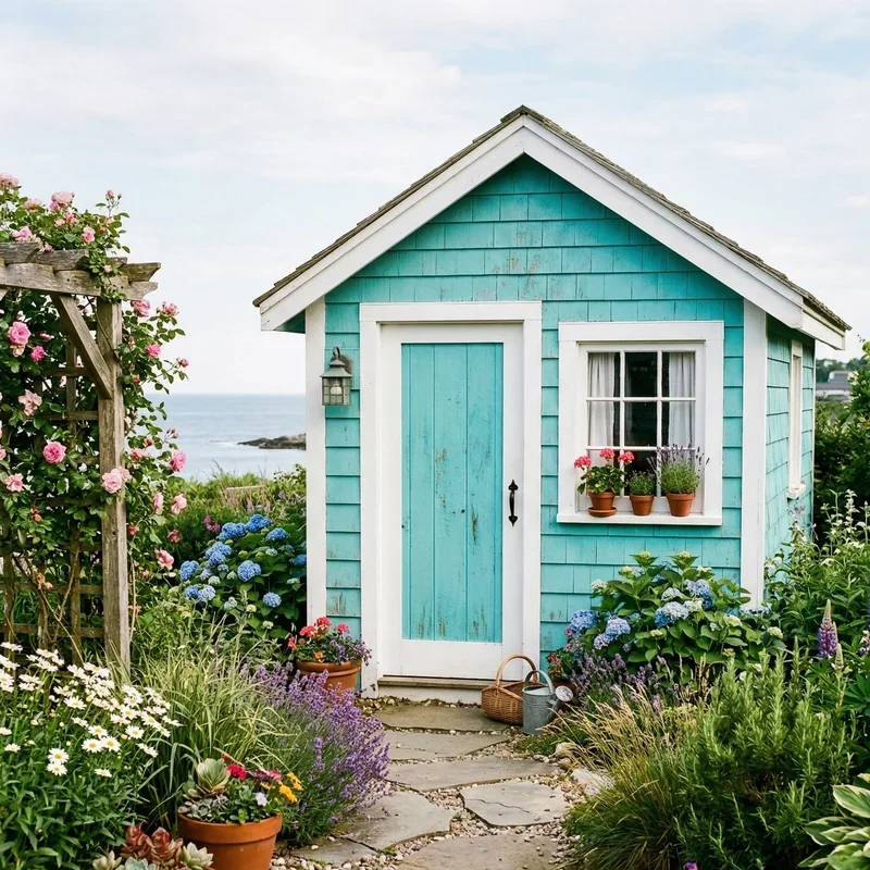 Garden Shed Paint Color Ideas