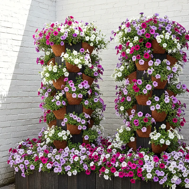 Petunia Flower Bed Ideas