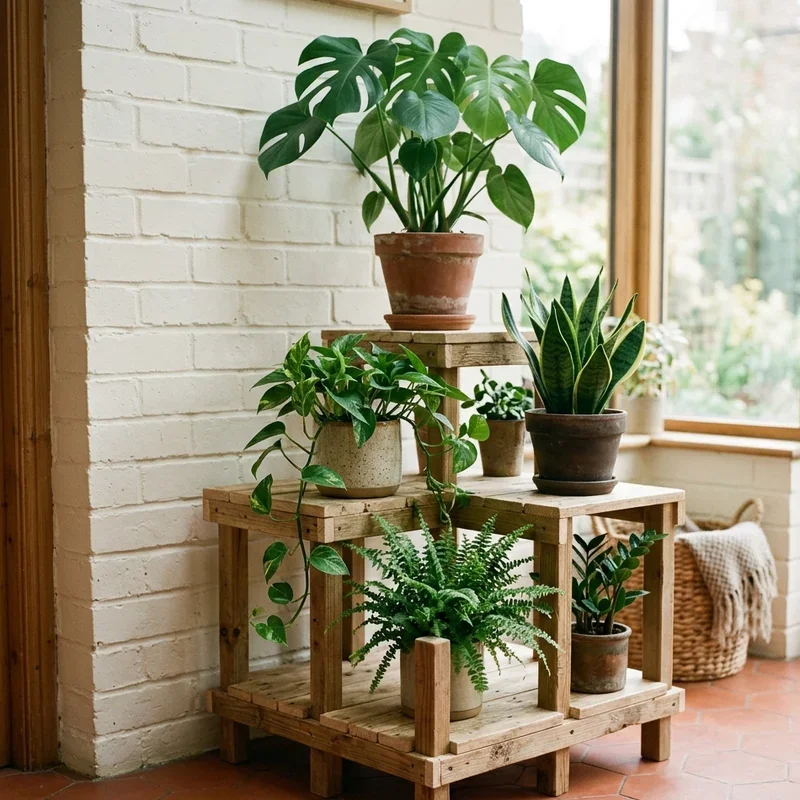 15 Homemade Plant Stand Ideas for Stylish Home Decor