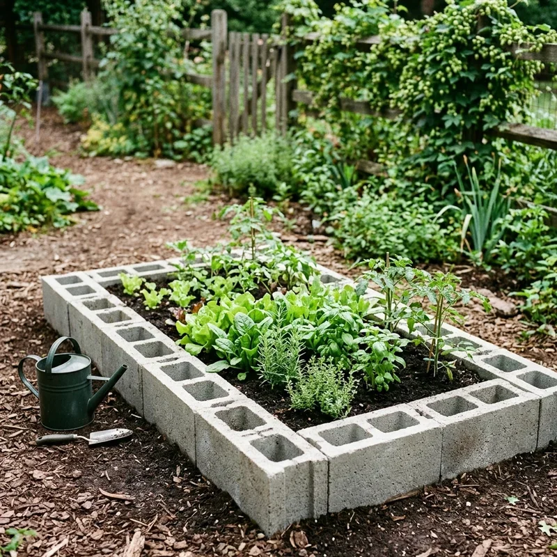 Cinder Block Garden Bed Ideas