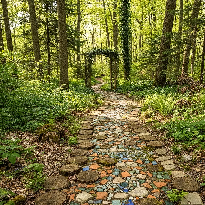 Woodland Garden Path Ideas