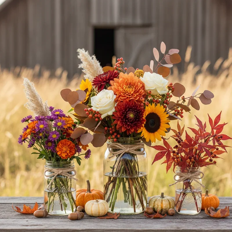 Fall Flower Arrangement Ideas