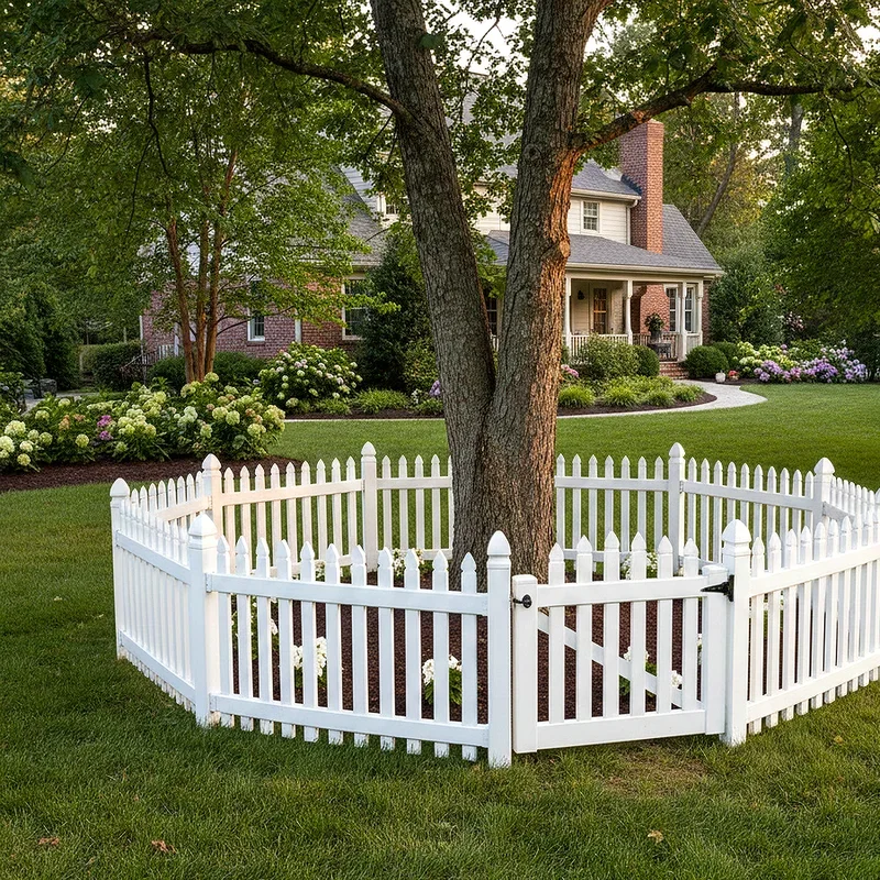 Fence Around Tree Ideas