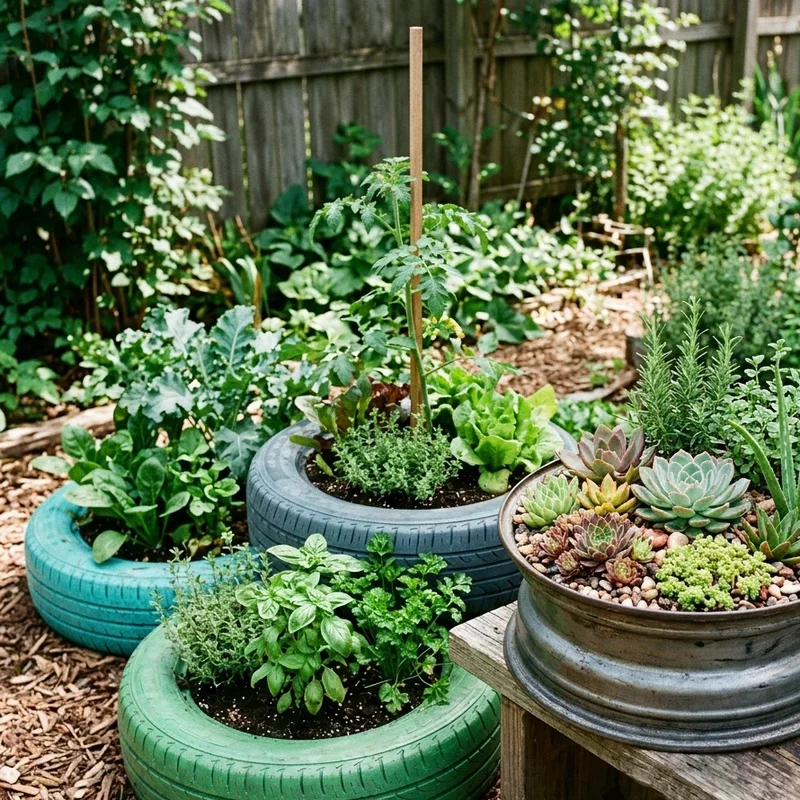 Tire Vegetable Garden Ideas