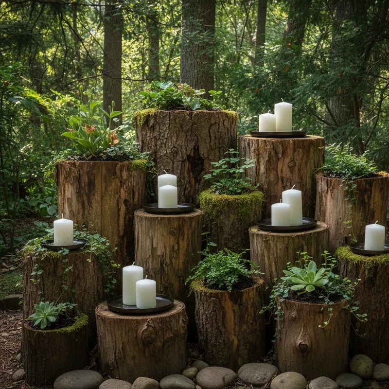 Stump Garden Ideas