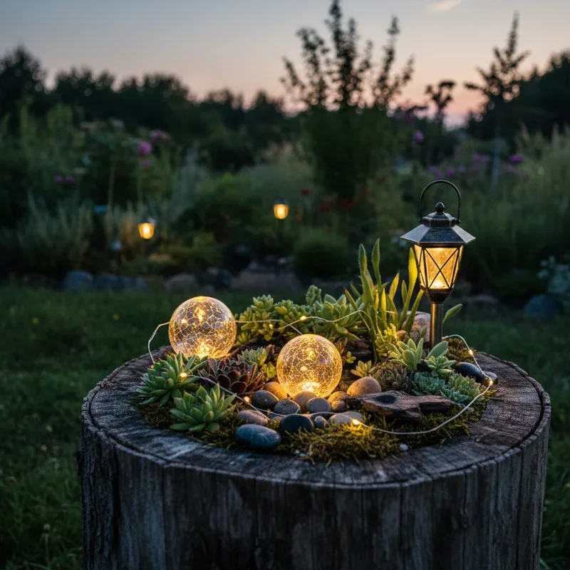 Stump Garden Ideas