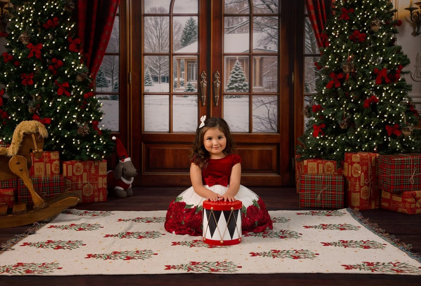 🎄 Introducing Our 2025 Christmas Mini Sessions! 🎄

Step into the magic of the holidays with our Set #1 

A Classic Christmas Dream ✨

This cozy, traditional setup is filled with the timeless colors of the season - rich reds, festive greens, and war