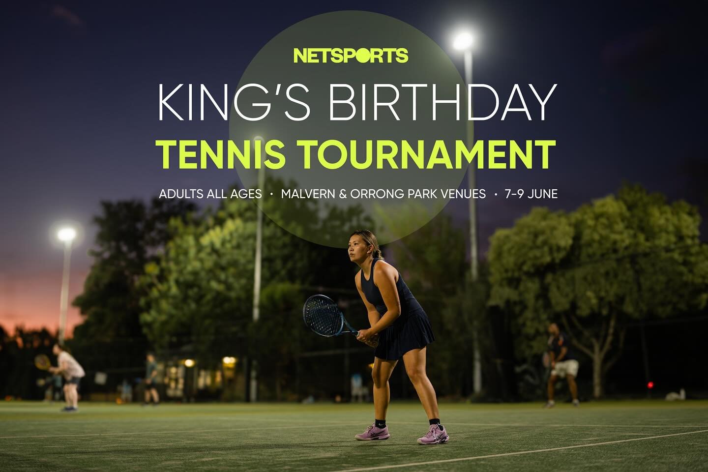 Attention all! 

Our second UTR tournament is right around the corner at Orrong Park and Malvern.

It&rsquo;s open to all skill levels, so whether you&rsquo;re doing Cardio Tennis, joining our group classes, or getting in some private lessons, there&