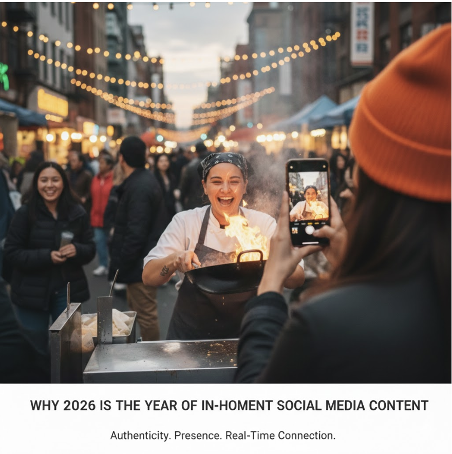 Why 2026 Is the Year of In-The-Moment Social Media Content
