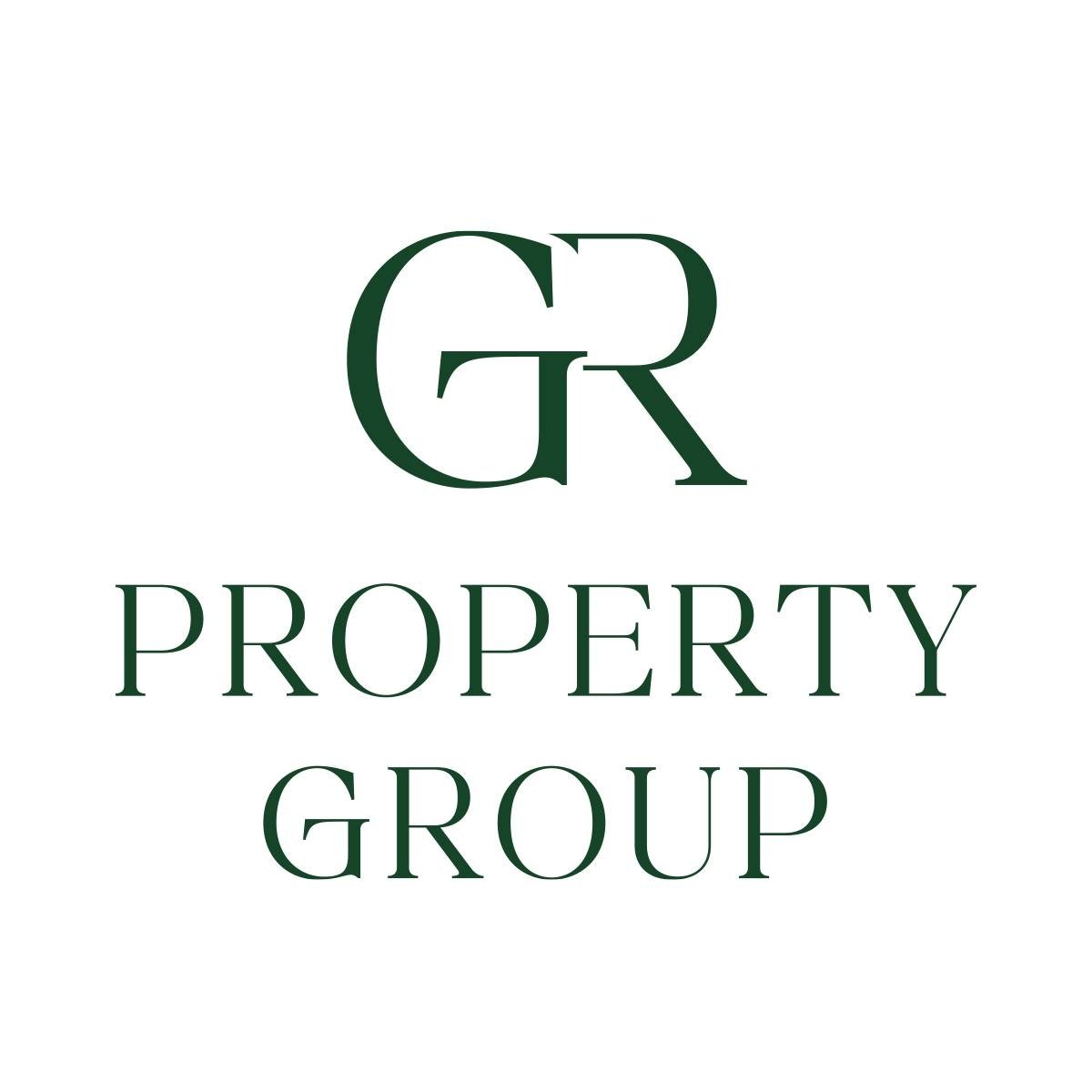 Logo of G+ Property Group with stylized G and R and the company name.