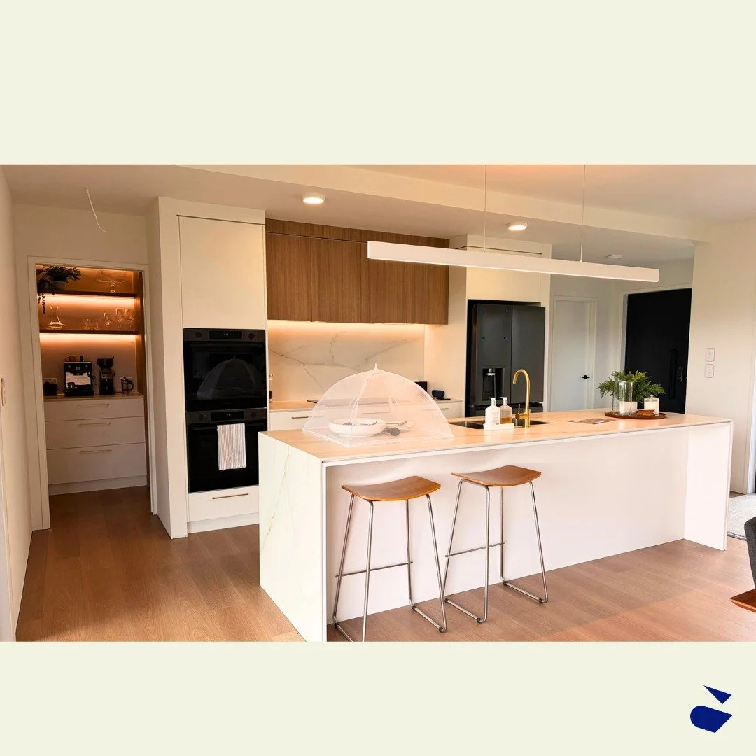 Seeing this kitchen come to life has been pretty special for us. From the early renders to the finished space, it&rsquo;s always rewarding when a design translates so closely into reality.

We were aiming for something clean and timeless: soft, muted