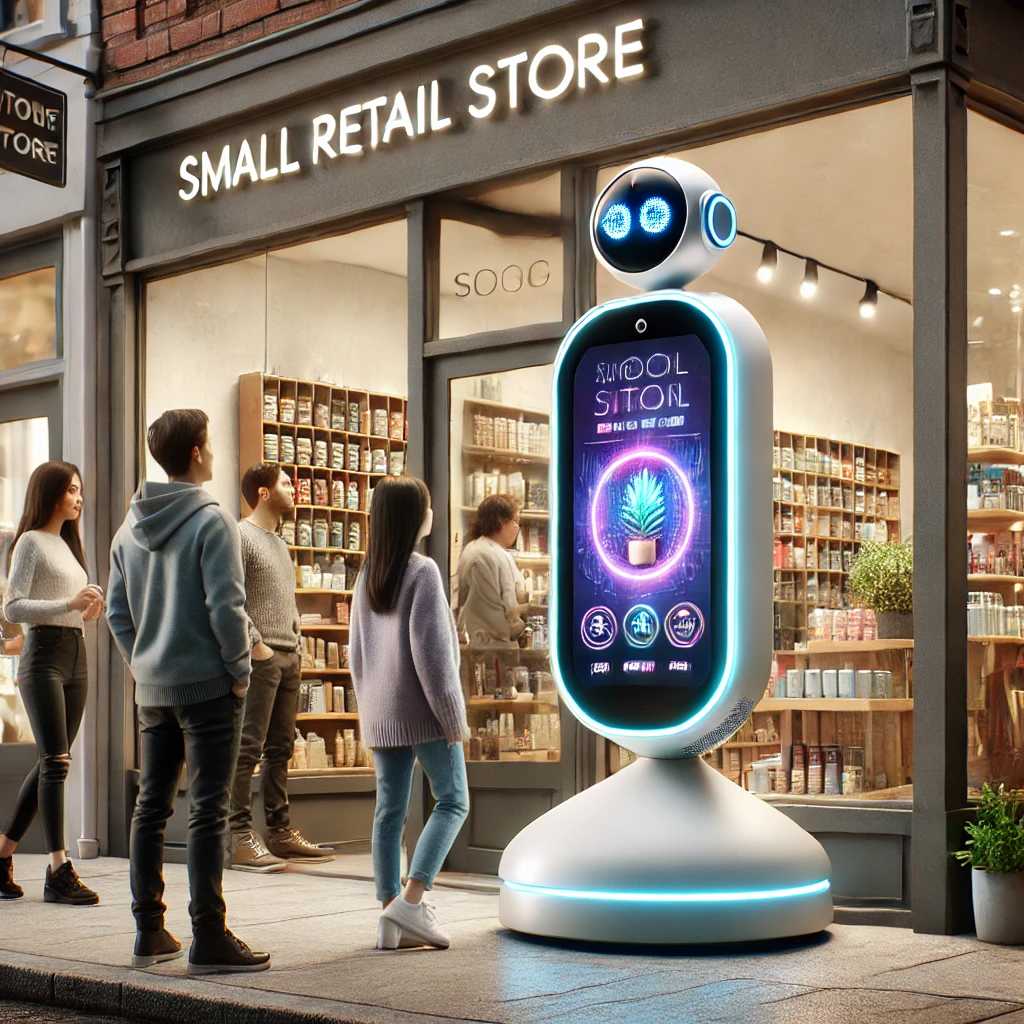 Digital Signage Robots in retail