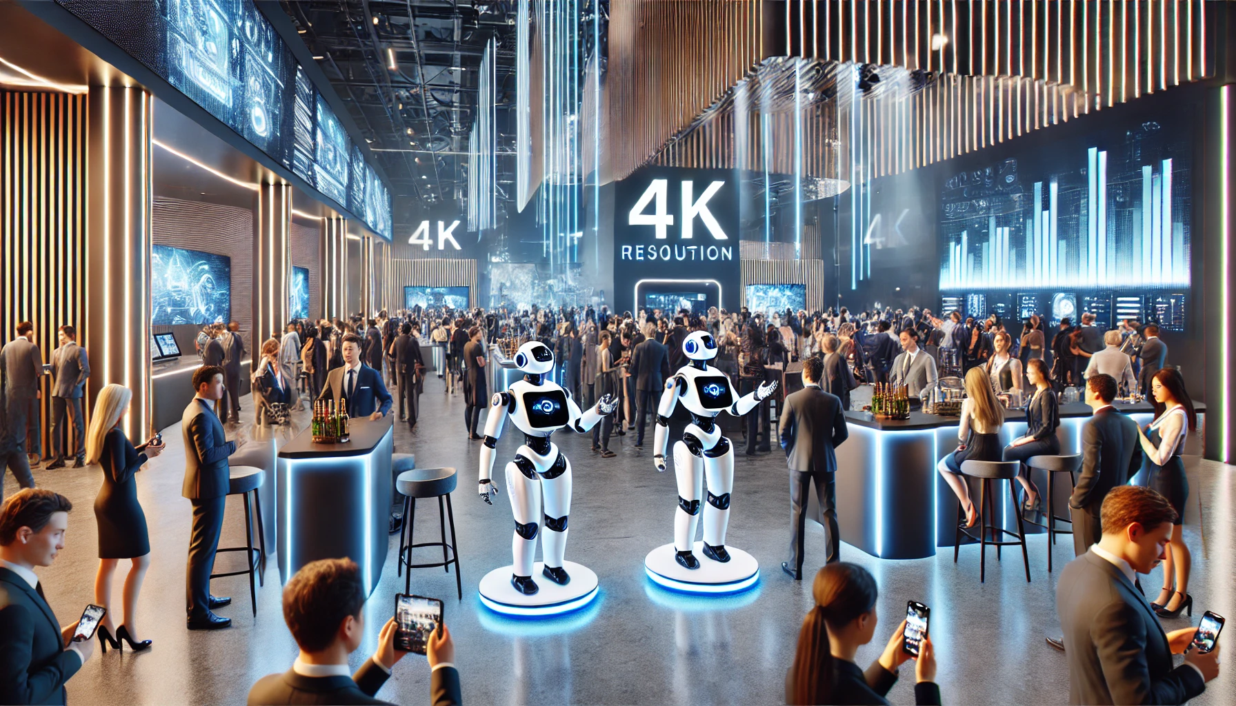 hiring robots for events