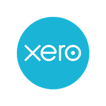 Xero logo with a blue circle and white text.