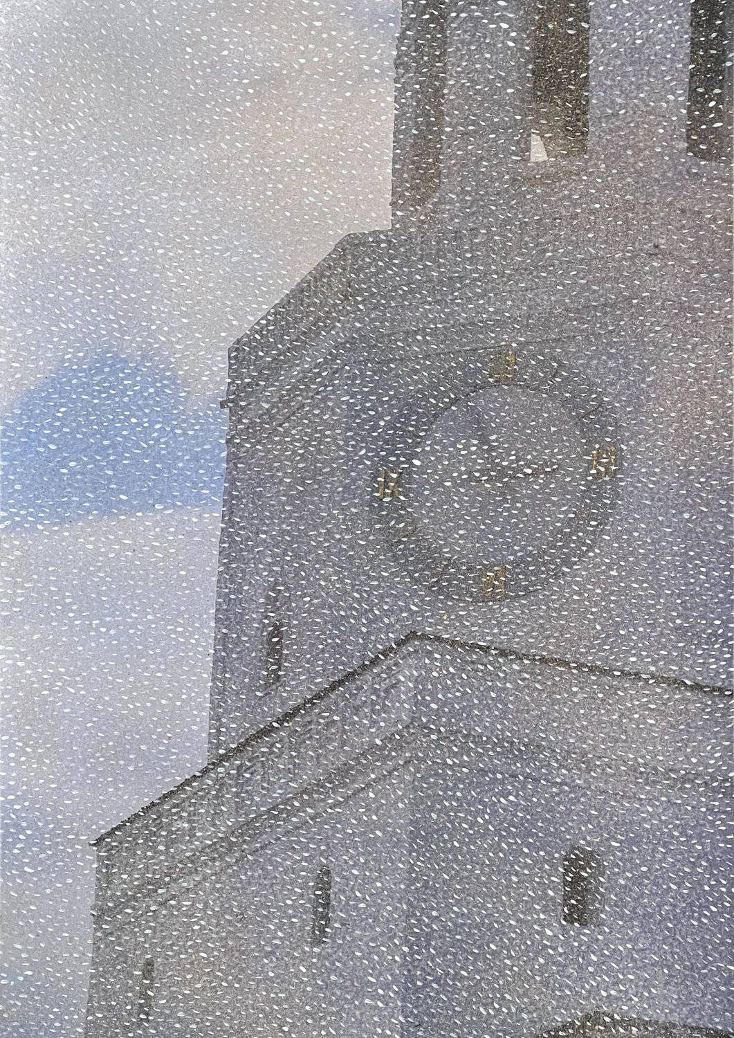 D013 - TATAR KREMLIN
MIXED MEDIA ON PAPER (C-PRINT+ ACRYLIC+SPRAY+MARKER) 42X30CM // 16,5X11,8 IN