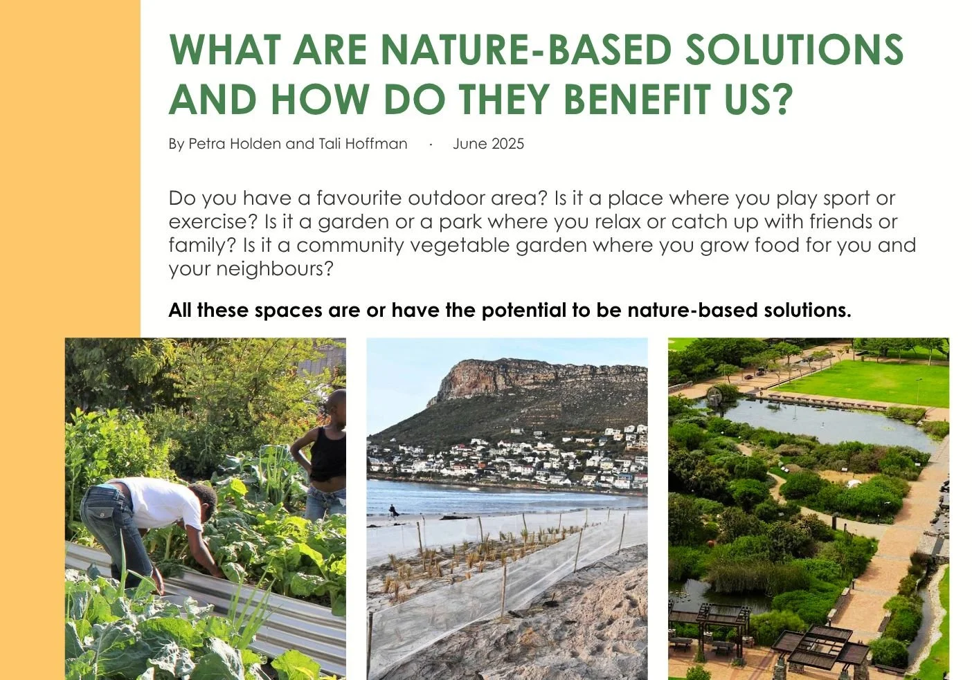 Brief:&nbsp;What are nature-based solutions and how do they benefit us?&nbsp;