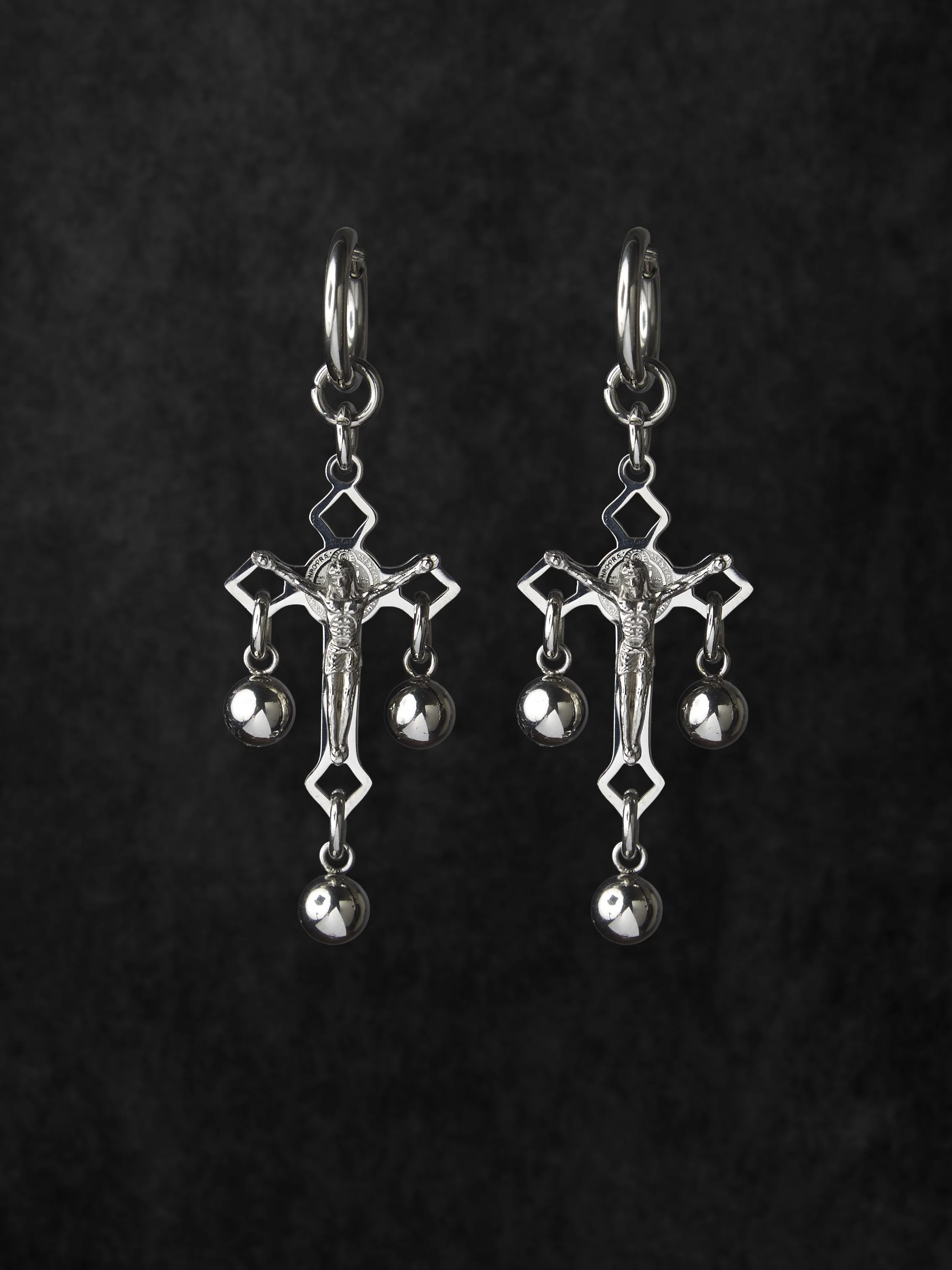 JESUS FRANKENSTEIN EARRINGS