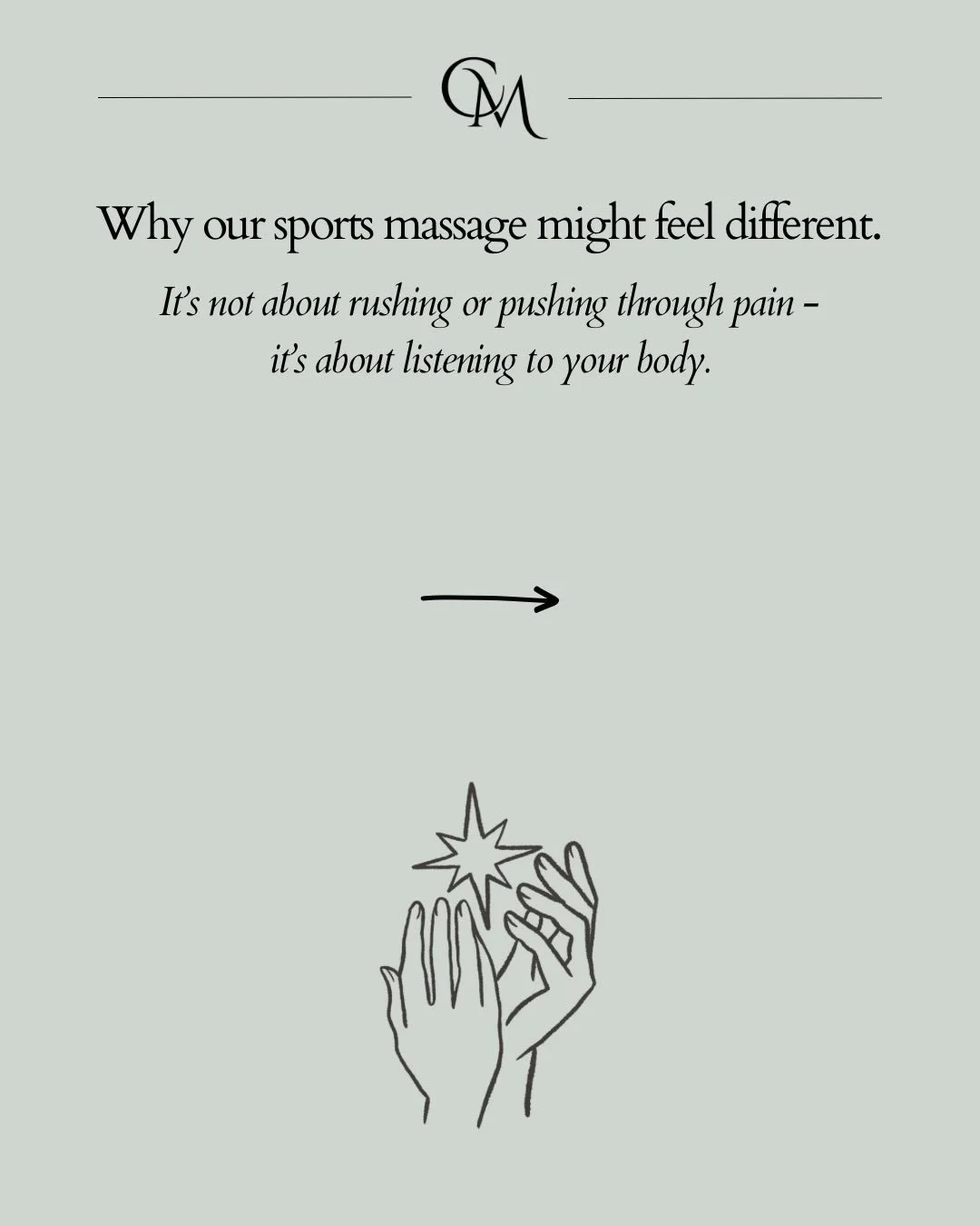 💭 Sports massage isn&rsquo;t always about fast, deep pressure or pushing through pain.

Sometimes, a slower, more mindful approach is exactly what the body needs. By taking time with each movement, checking in as we go, and focusing on key areas, we