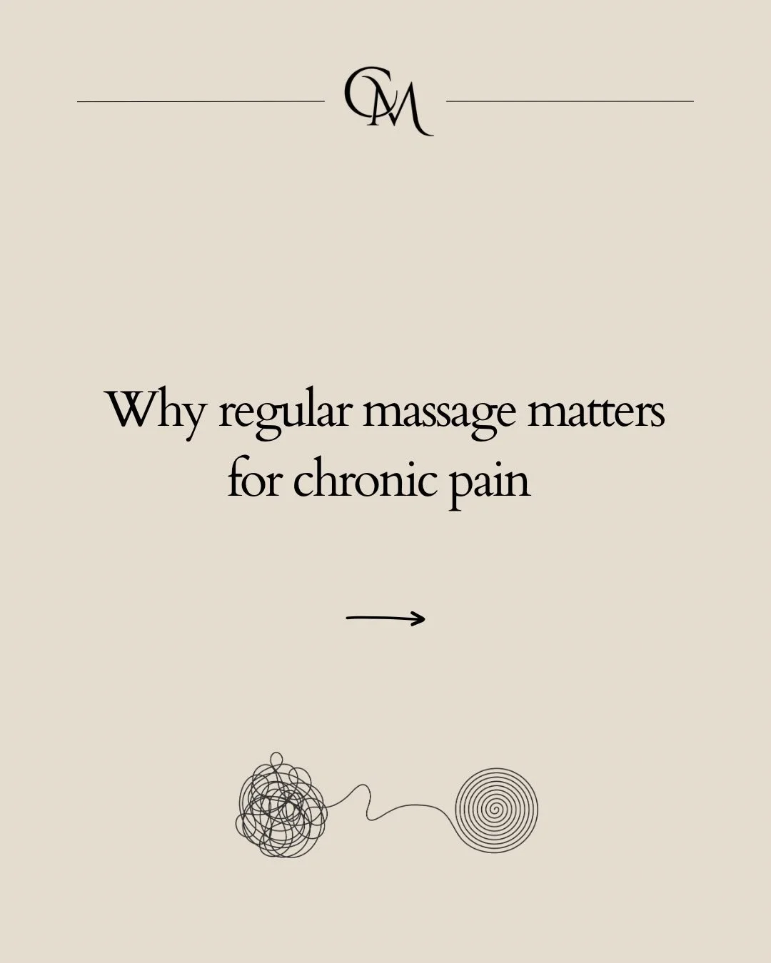 Chronic pain isn&rsquo;t a personal failure - it&rsquo;s often a nervous system that&rsquo;s been doing its best to protect you for too long.

Regular massage supports the body through consistency, not force, helping it feel safe enough to let go ove