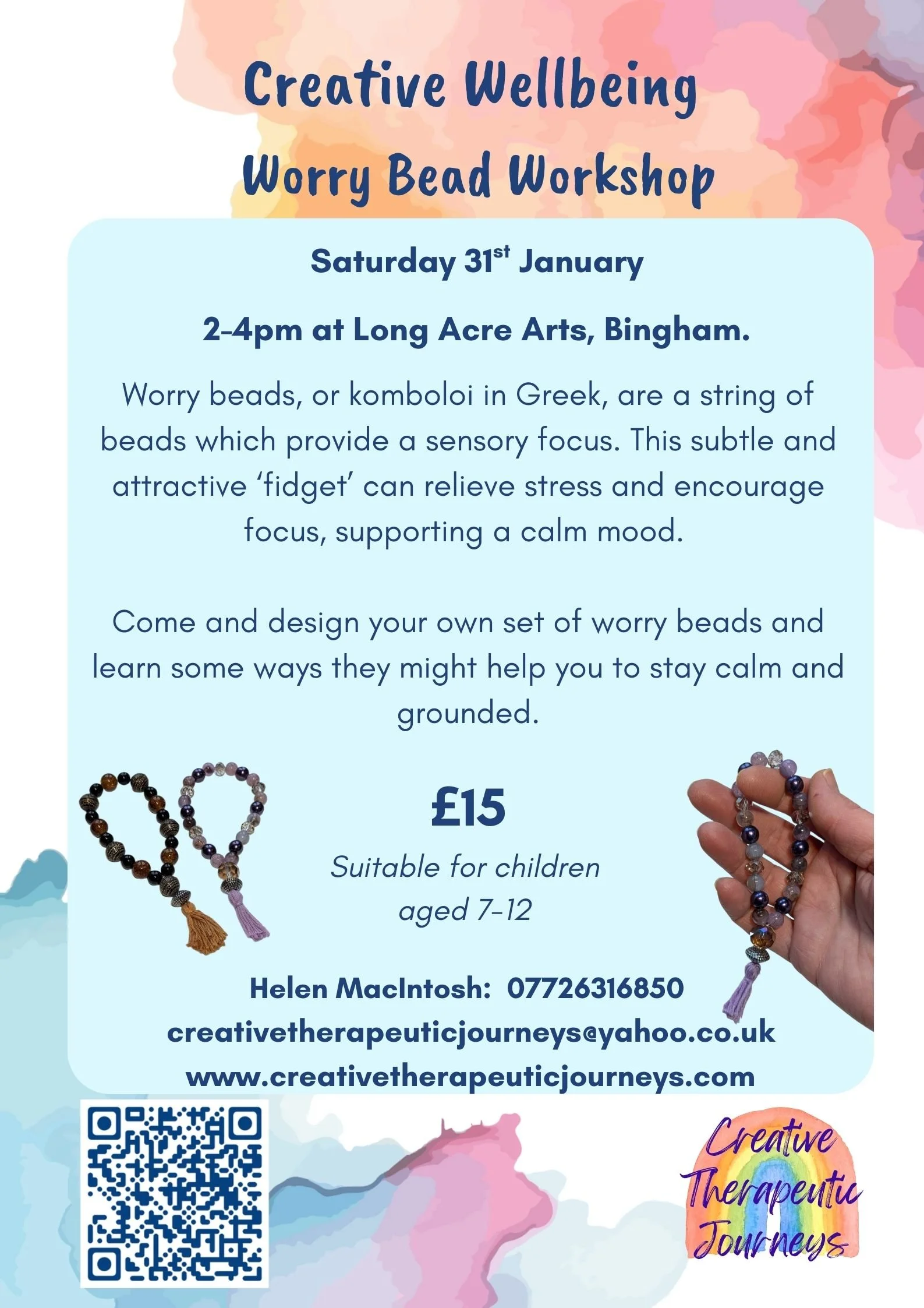 Creative Wellbeing - Worry Bead Workshop