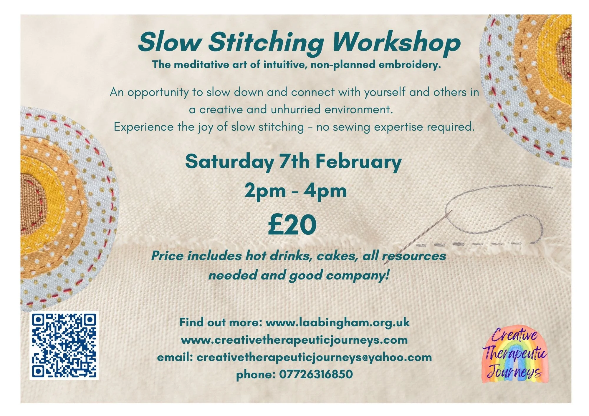 Slow Stitching Workshop