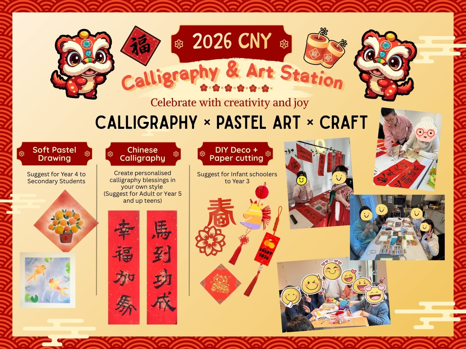 Lunar Chinese New Year Family Art Workshop