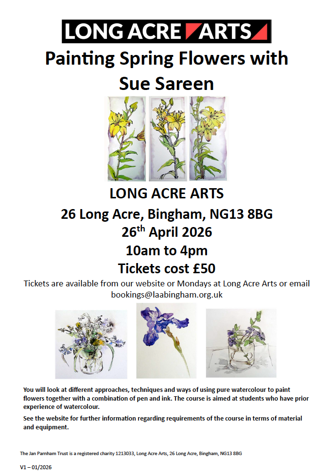 Watercolour Workshop with Sue Sareen