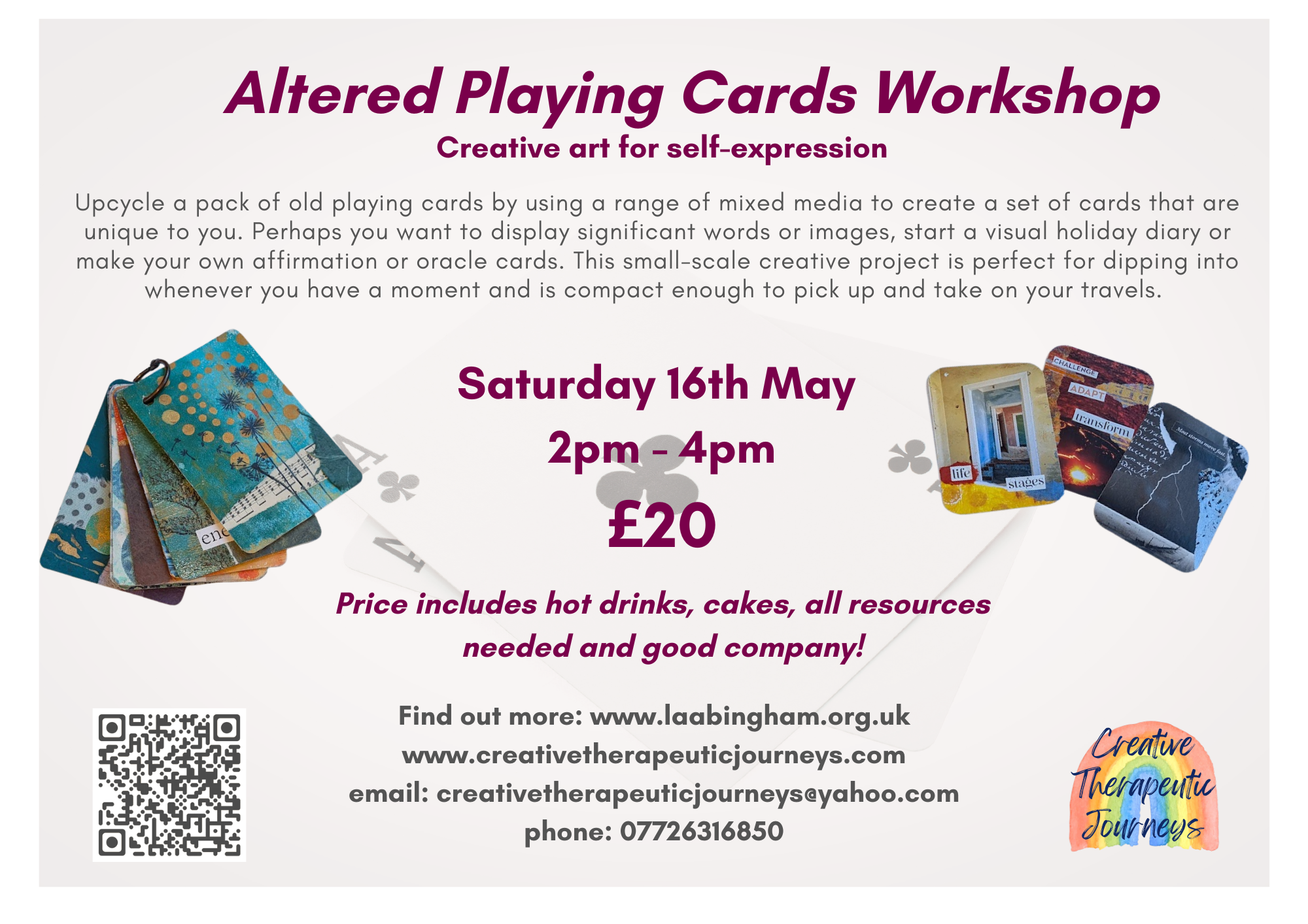 Altered Playing Cards Workshop