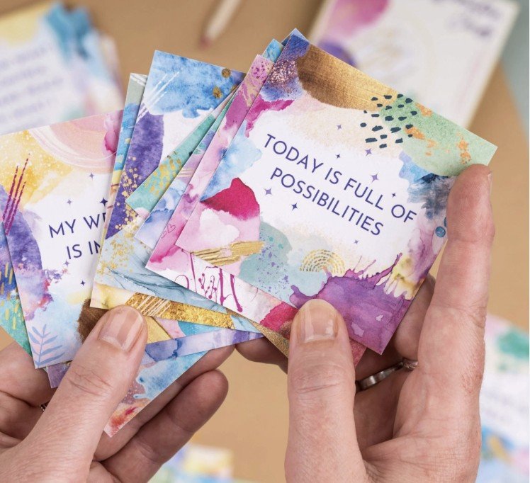 Create your own affirmation card deck