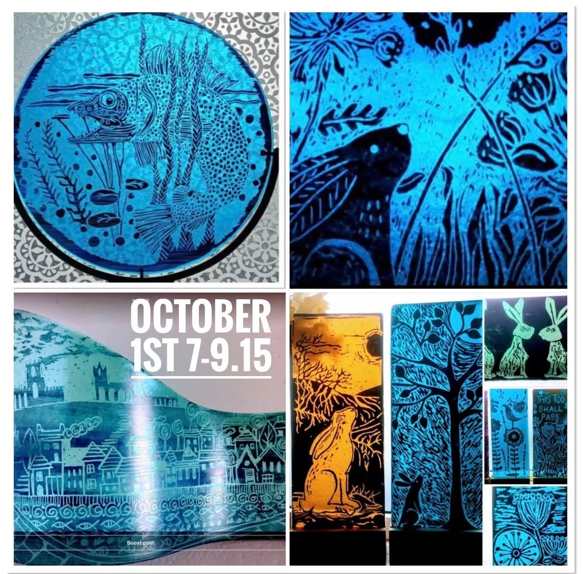 Glass Fusion: Sgraffito