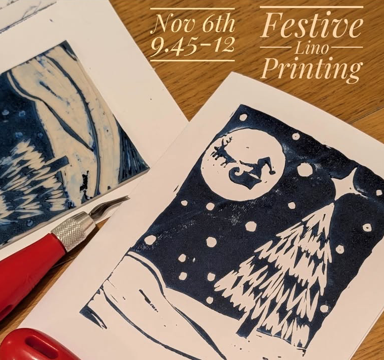 Festive Lino Printing