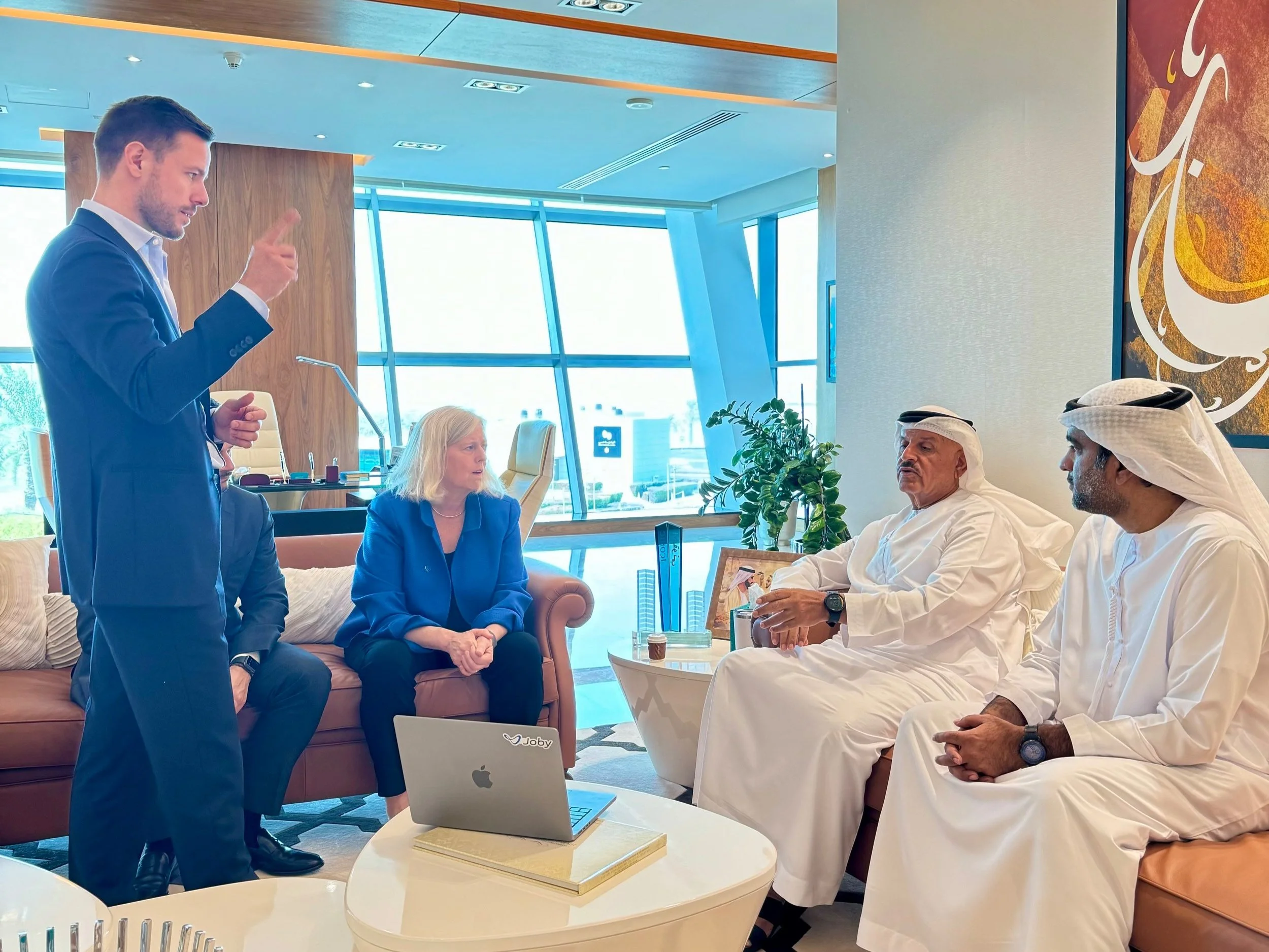 Joby Aviation meet HE Khalifa S. Al Zaffin, Chairman of Dubai South