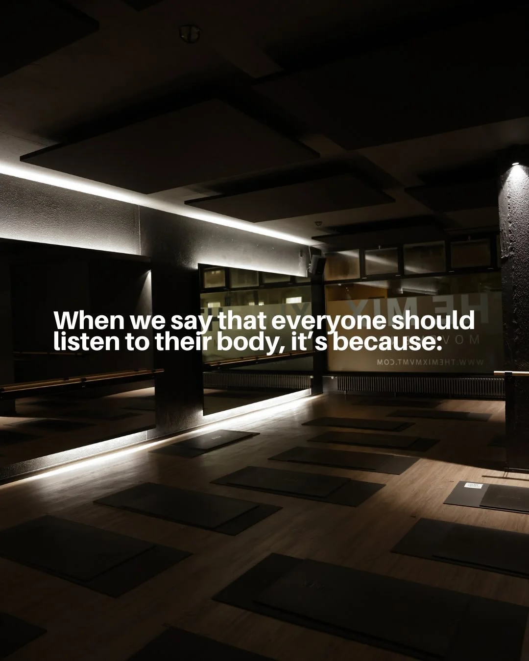 That&rsquo;s why our trainers set the pace, but always encourage you to follow yours.⁠🫶🏻
⁠
Listening to your body is the first step to turning movement into a real habit, without pressure or competition.⁠
⁠
Because we all have our days.⁠🖤