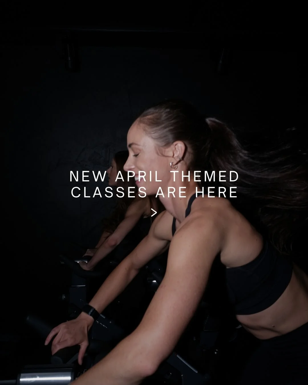 APRIL ENERGY IS HERE ⁠
⁠
April classes hit different. More energy, more intensity, more moments that push you past your limits. Expect themed classes packed with powerful beats, unexpected drops, and playlists that keep you locked in from start to fi