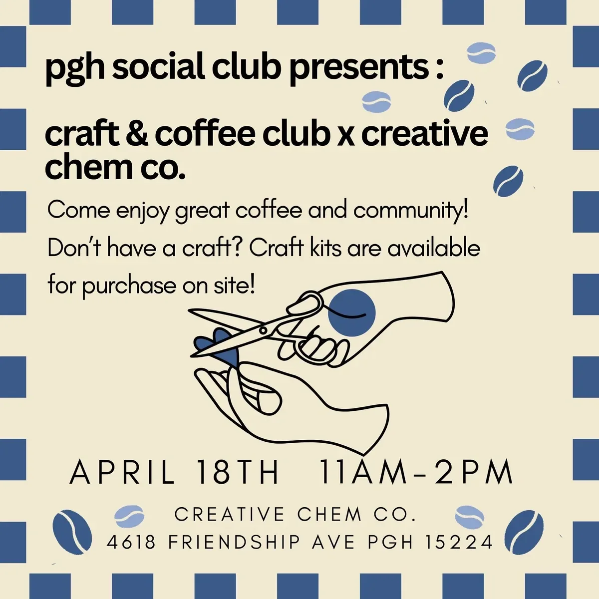 Craft & Coffee Club @Creative Chem Co Coffee
