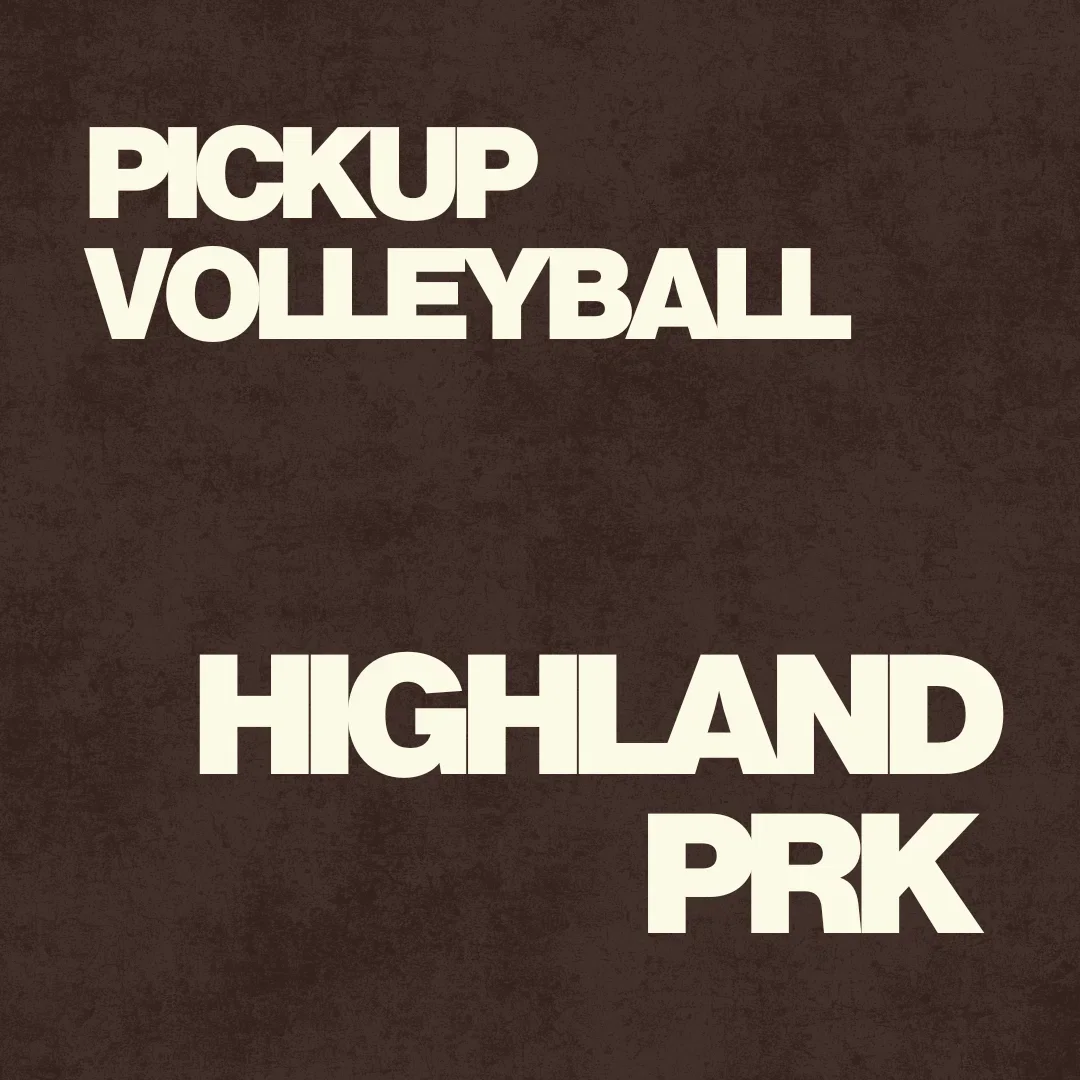 Pick Up Volleyball