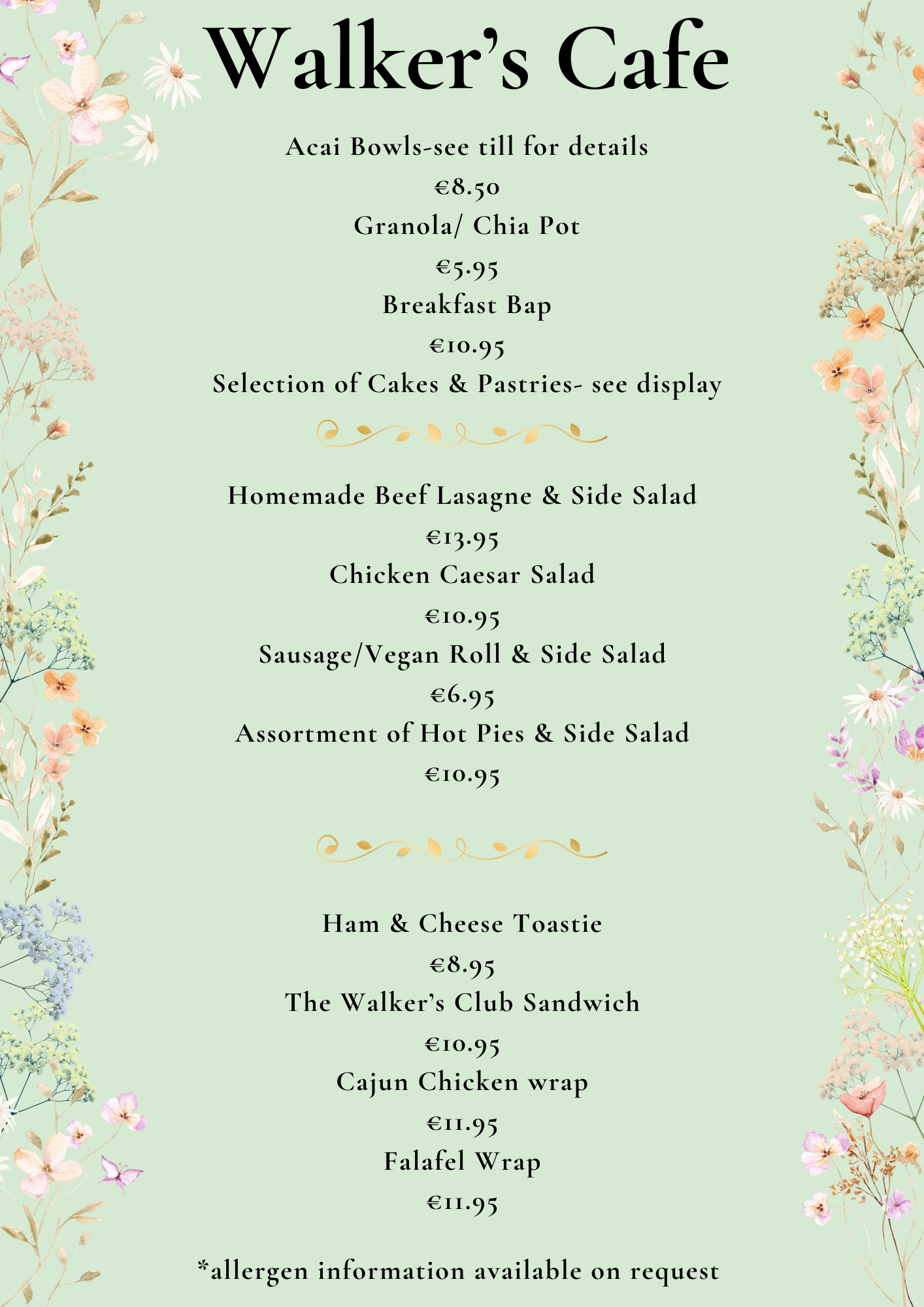 Walker's Cafe — The Avon