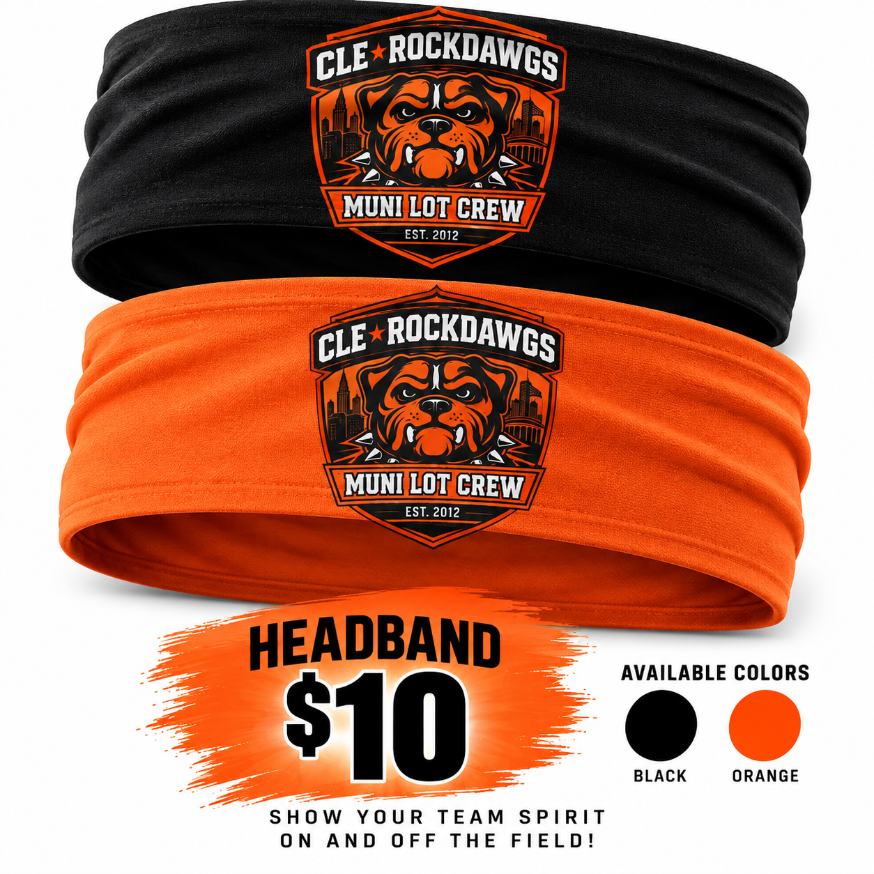 2026 CLE-RockDawgs Muni Lot Crew Headband