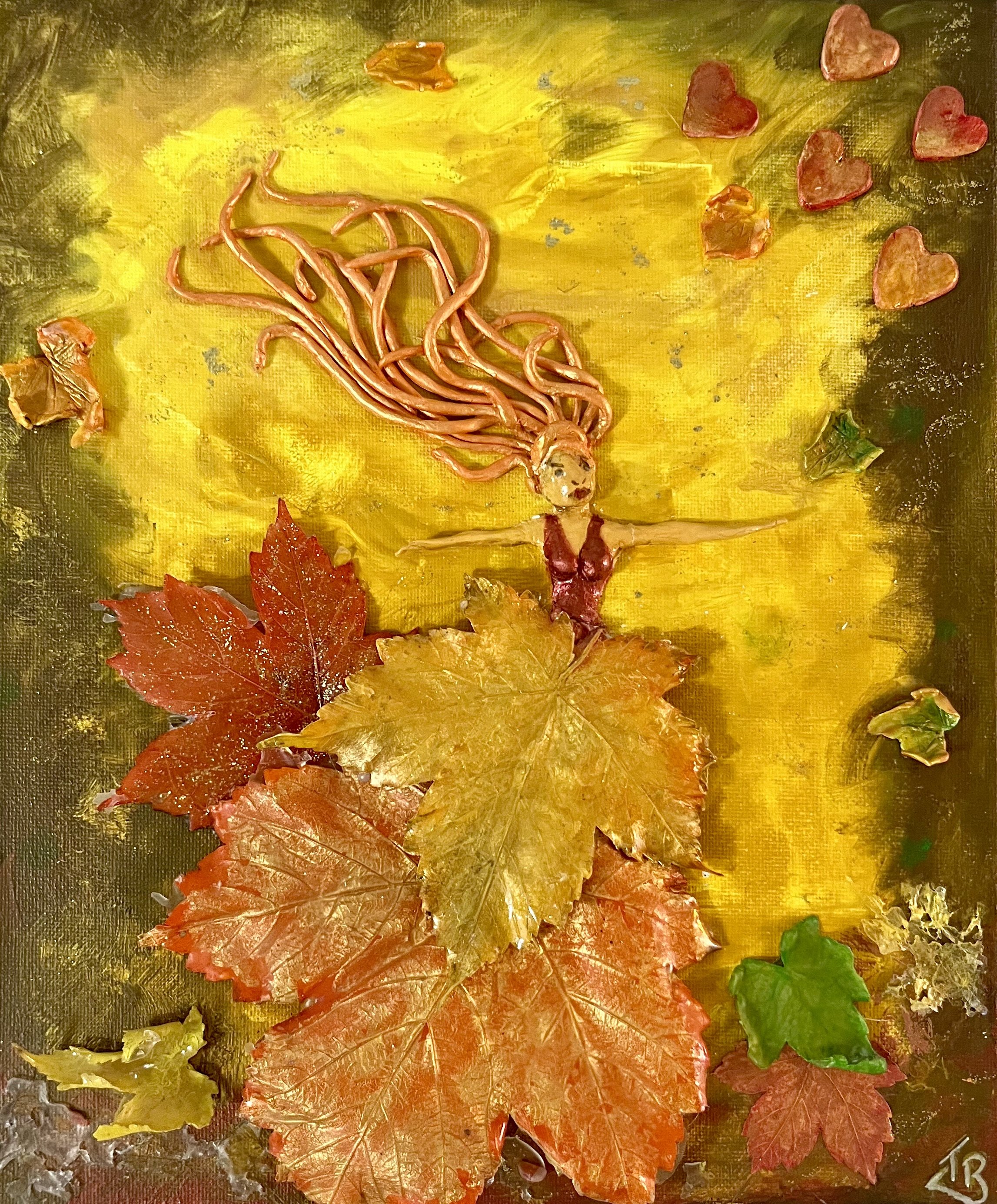 Autumn Wind 3 D painitng form the Autumn Elemental Series